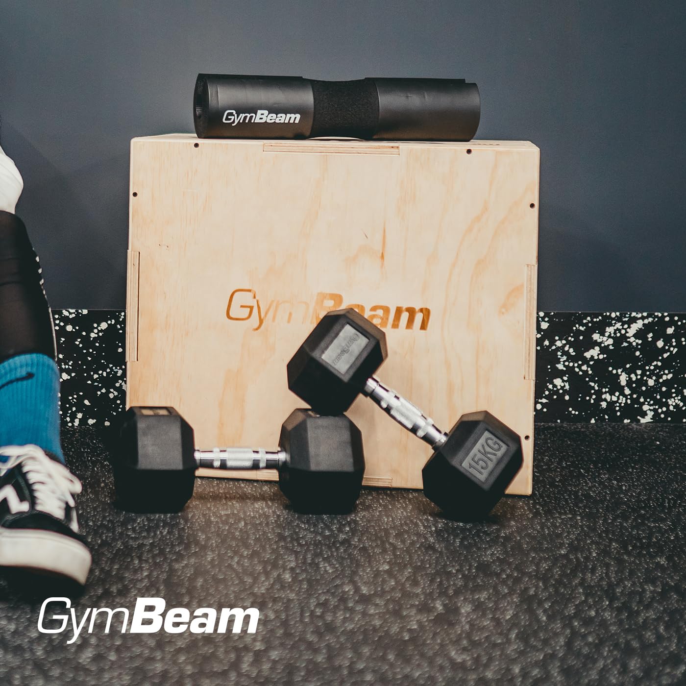 GymBeam Plyo Box 40 x 51 x 61 cm, Scatola Pliometrica in Legno per Palestra