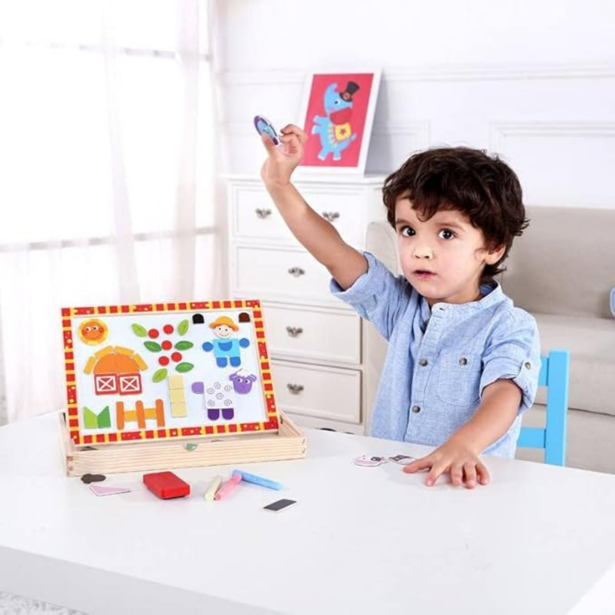 Andreu Toys TK15136 łamigłówka magnetyczna, wielokolorowa, 30 x 23 x 21,5 cm