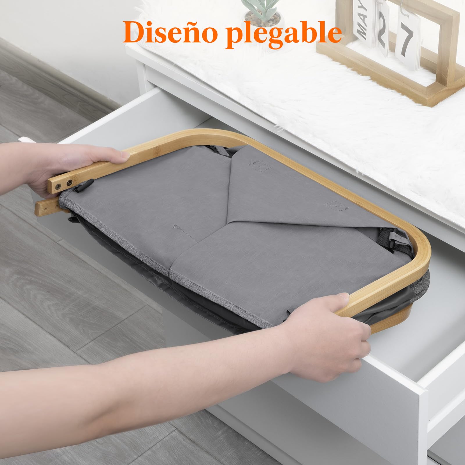 Lifewit Recolector Botellas con Tapa, 2 Compartimentos Contenedor de Clasificación Selectiva para Botellas de Plástico y Vidrio, Contenedor Reciclaje, Almacenamiento Cocina, Gris Claro 150 L
