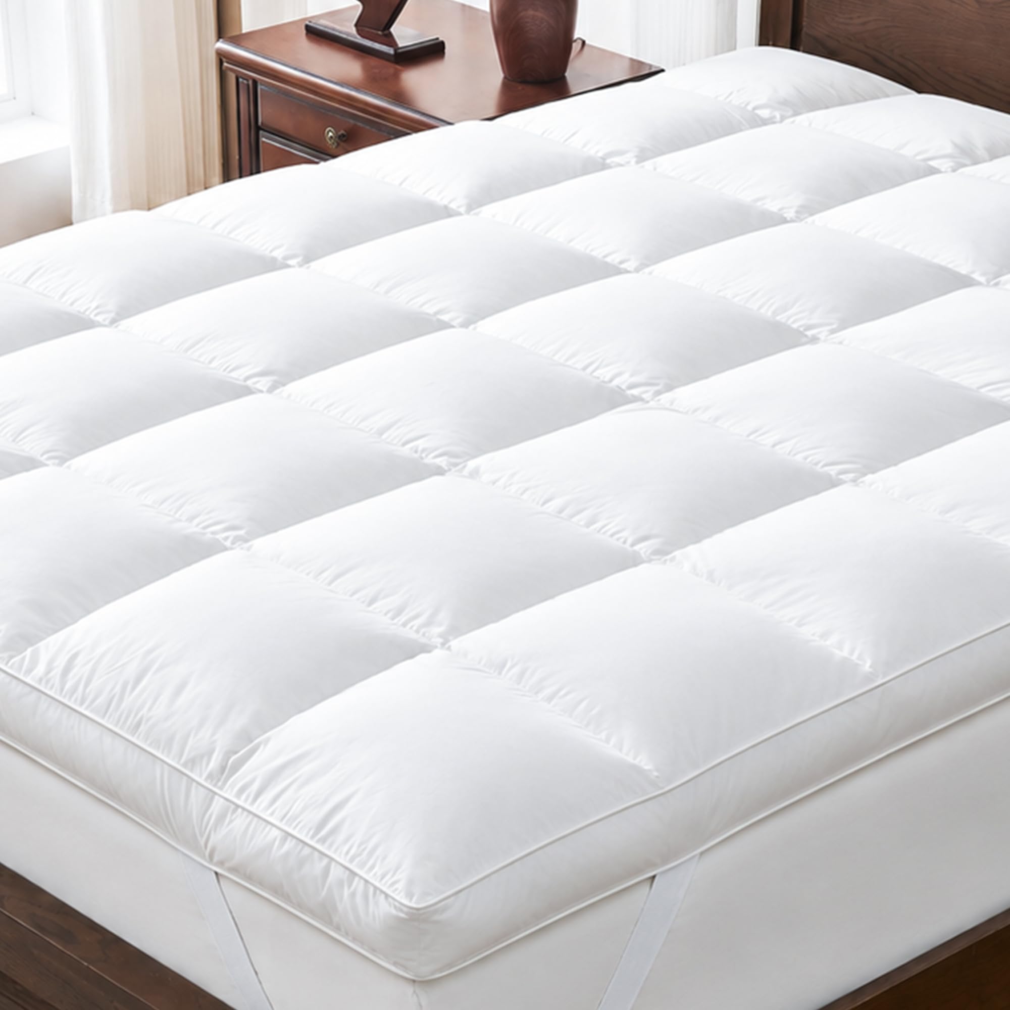 Photo 1 of ROSE FEATHER King Dual Layer Down & Feather Mattress Topper