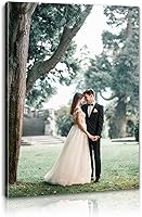 Lmfphog 16x20 Custom Photo to Canvas Print - Personalized Wall Art for Family, Pets, Kids, Lovers | Ready-to-Hang USA Made