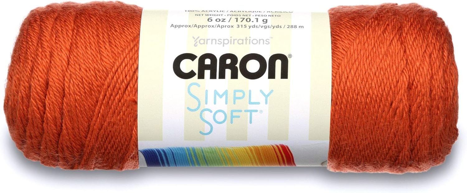 Caron Simply Soft Yarn Solids (3-Pack) Pumpkin H97003-9765