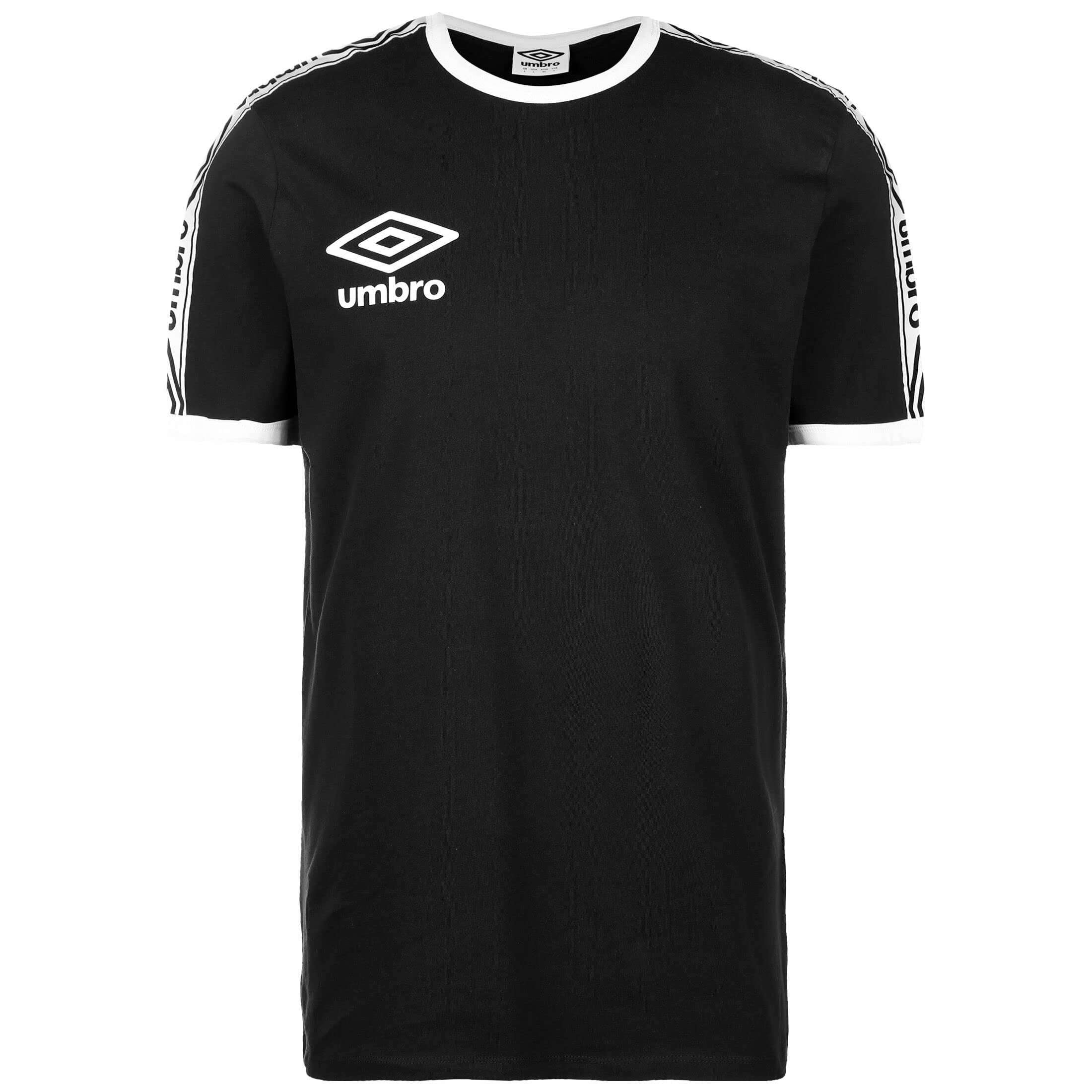 Umbro Men's Black White Ringer Training Shirt Black/White, (52/54 Eu), Size 52-54