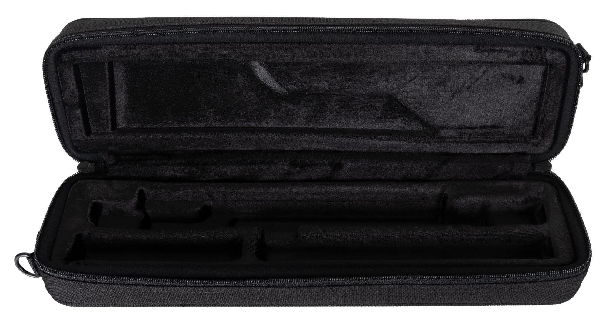 Custodia Leggera Lechgold per Flauto Traverso (Piede C), Cerniera robusta | Custodia leggera per tutti i flauti traversi comuni con piede C, Peso proprio molto basso con estrema stabilità, Peso: 840 g