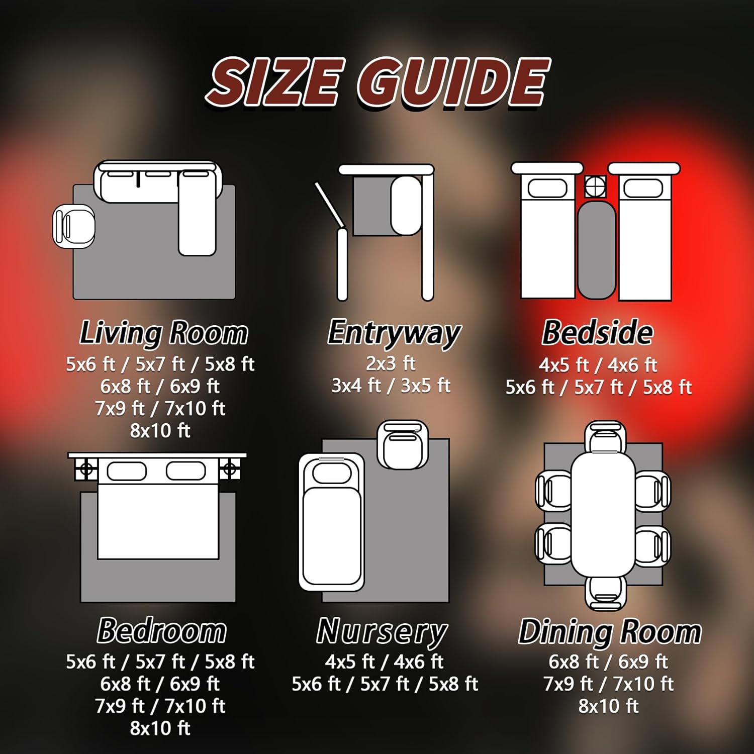 Japanese Rug Black - 5x6 Rug - Japanese Rug - Cherry Blossom Red Sun Area Rug - Asian Oriental Rugs - Autumn Leaves Carpet - Japanese Home Decor