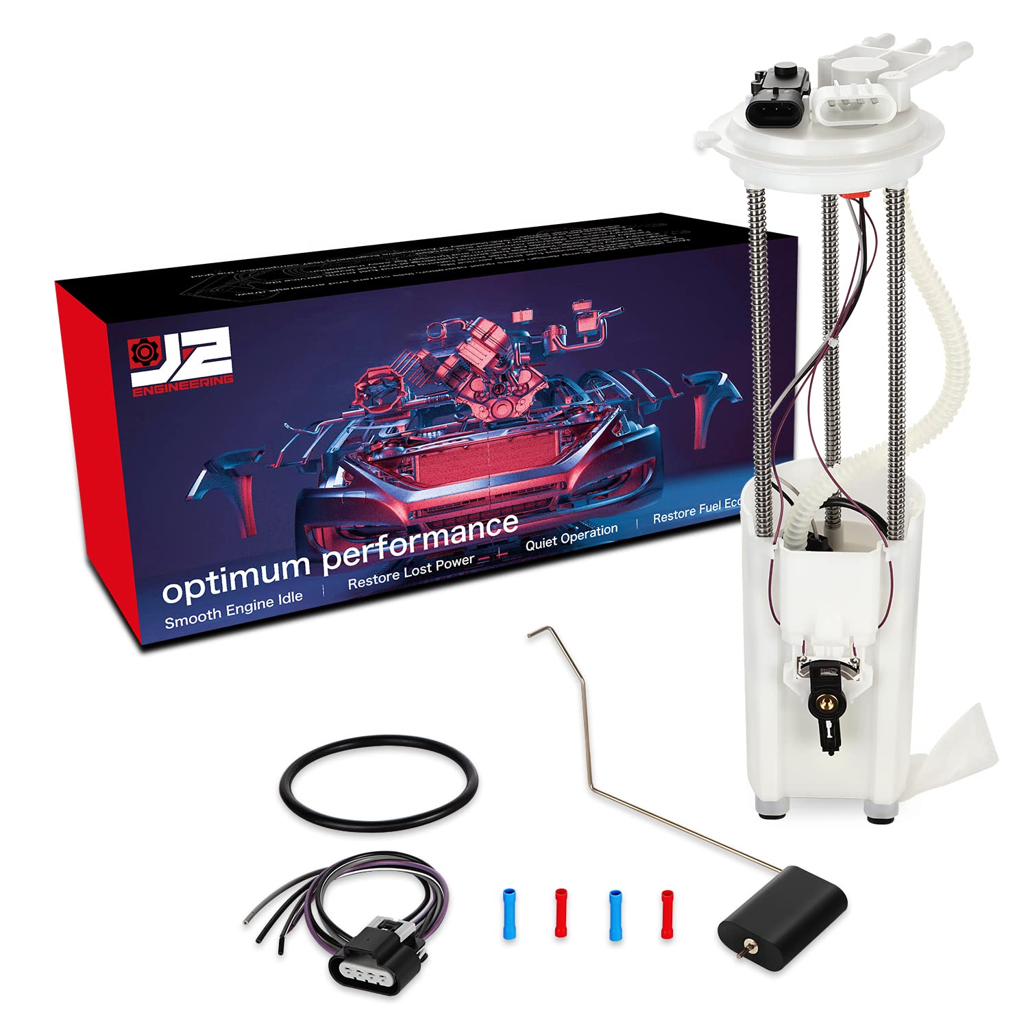 J2 Engineering J2-FPM-0095 Electric Fuel Pump Assembly Module Compatible with 1997-1999 C/K 1500,1998-2000 C/K 2500 3500