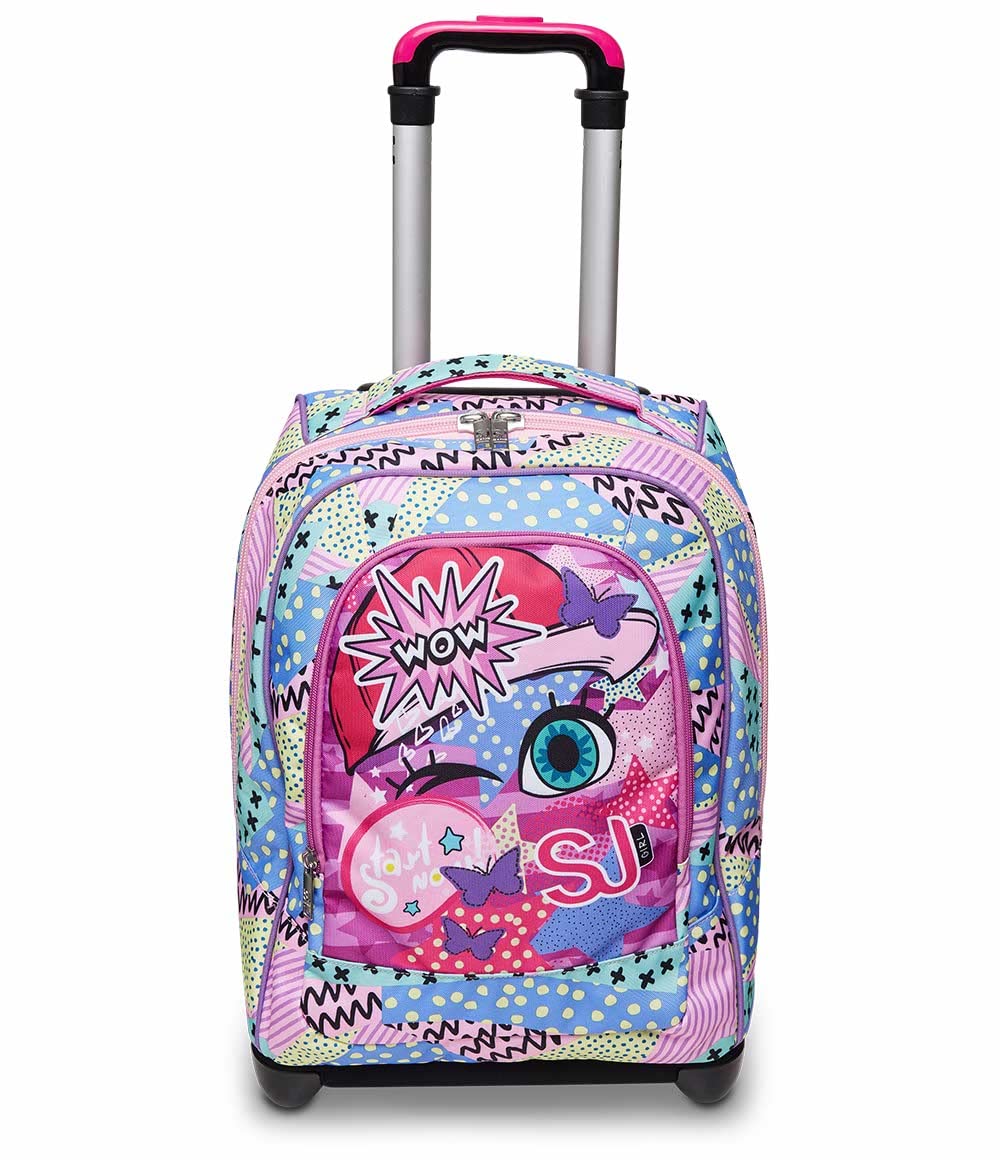 SJ GANG STYLE JAM GANG Trolley Bambine e Ragazze, Rosa, 36,5 x 48 x 24 cm