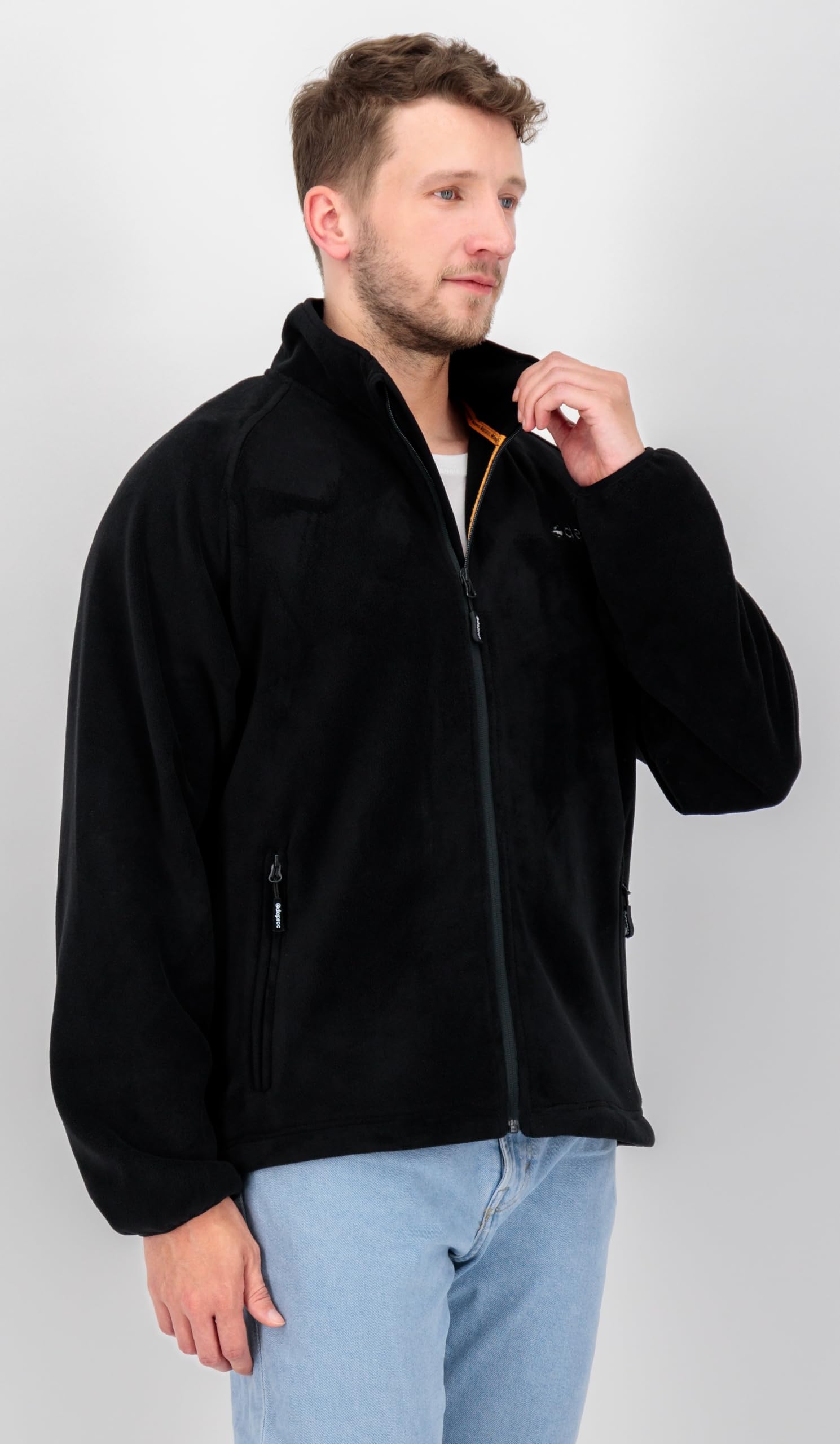 Kurtka polarowa Mężczyźni Herren Fleecejacke Mit Stehkragen Übergangsjacke Windbreaker Polarfleece Wawa Bay