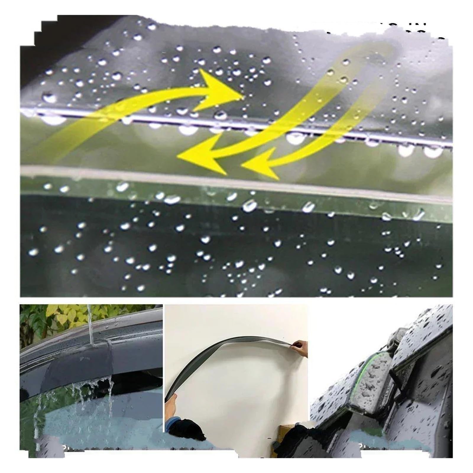 Deflectores Viento Ventana Viseras Viseras Ventanas Protectores Contra Lluvia Para Compass Mp 2018-2025 Deflectores Viento Protectores Lluvia Viseras Puertas Viseras Ventilación