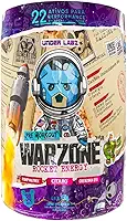 Warzone Rocket Energy – Pré-Treino em Pó | Under Labz, com Cafeína, Taurina e Beta-Alanina | Energia física e foco mental extremos – Sabor Intenso – 450g – 30 Porções (Único, GREEN BOMB)