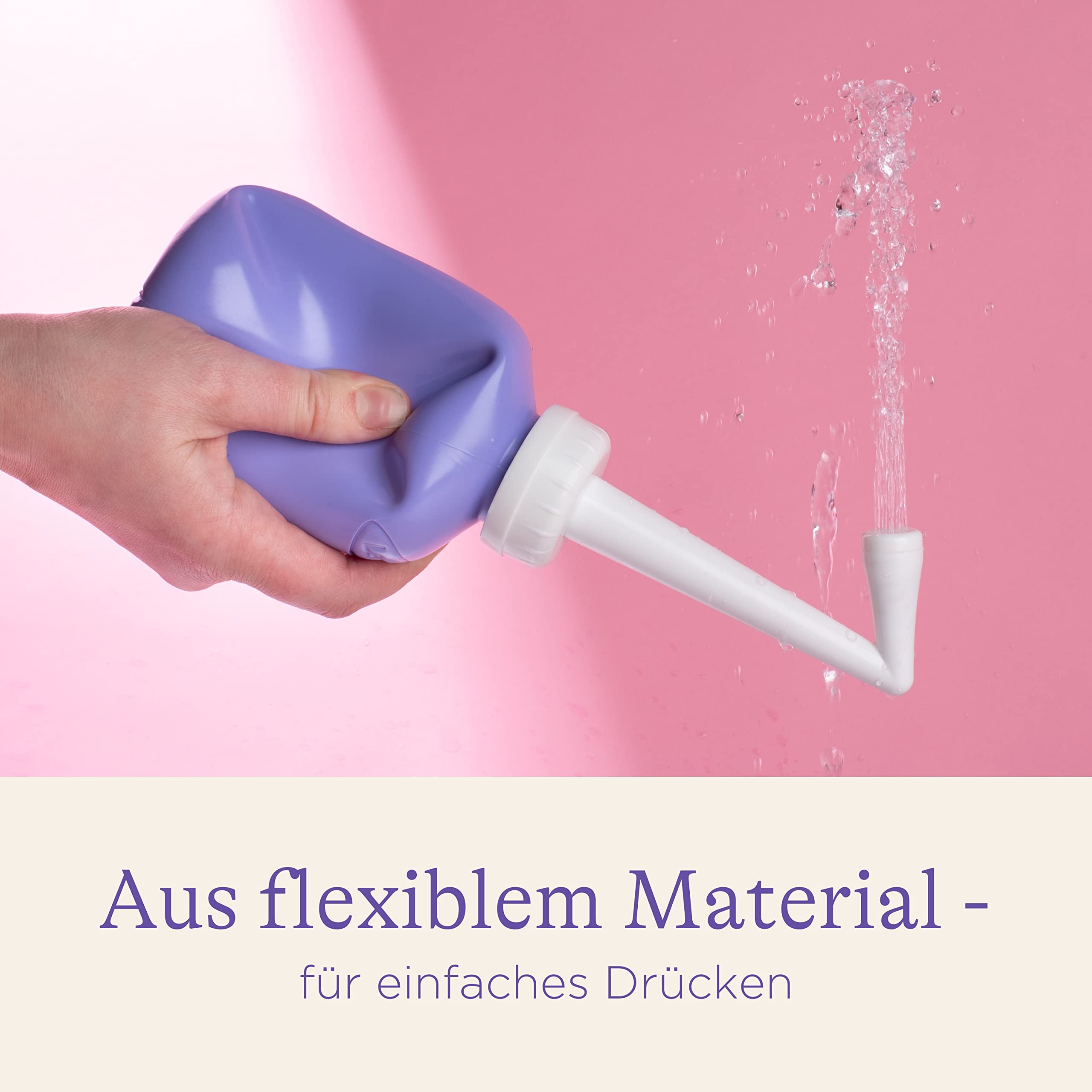 wasserdichte Betteinlage 70x100cm, Matratzenschutz & Lansinoh Intim-Dusche - sanfte und hygienische Reinigung, 360 ml