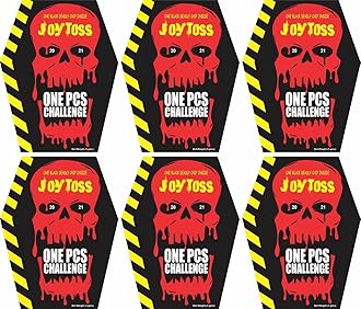 Joytoss one-pcs-Challenge (Pack of 6) | Extreme Spicy Tortilla Chips | Hottest Chips in the World | Ultimate Hot Snack | 30 Grams