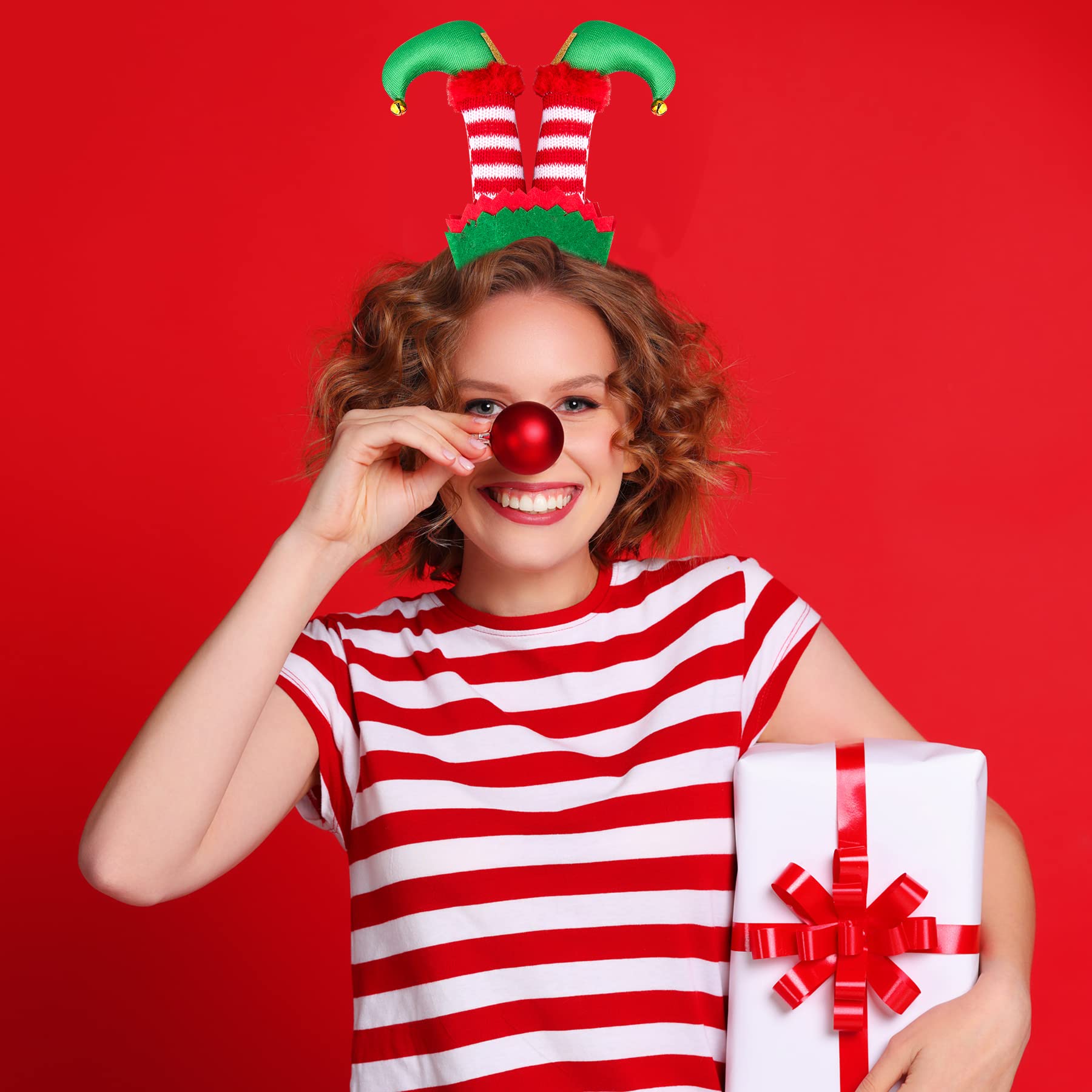 BQTQ 18 Pièces Serre-Têtes et Bandeaux de Noël pour Fête Christmas Headband