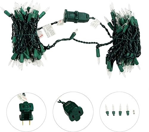 Miniatura 7 de Juego de luces navideñas transparentes de 50 unidades