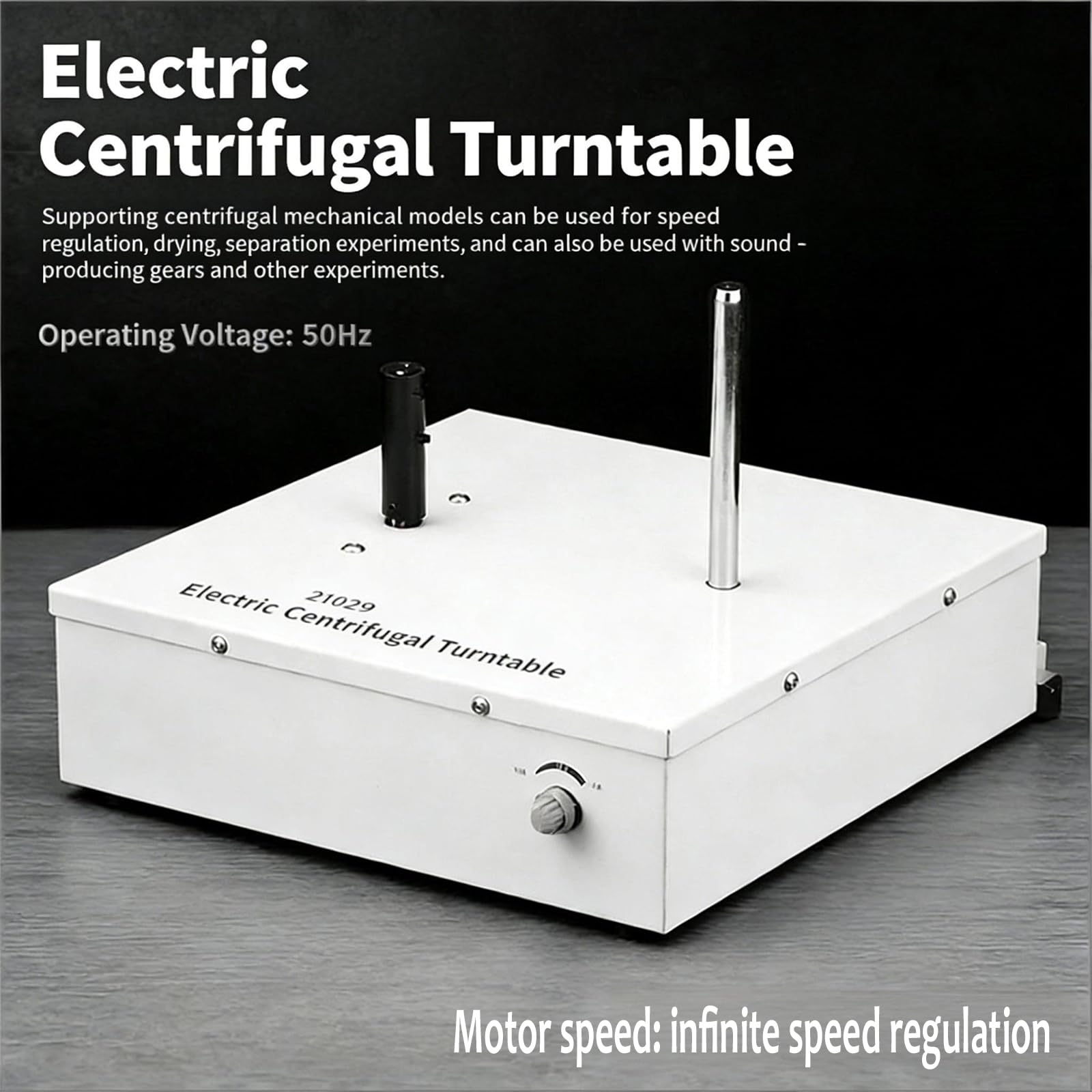 Plataforma Giratoria Centrífuga Eléctrica, Plataforma Centrífuga De Laboratorio, Regulación De Velocidad Sin Pasos, para Experimentos De Física, Secado, Separación Y Experimentos De Sonido