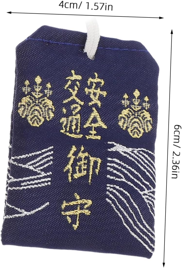 SOLUSTRE Japanese Omamori Amulet Bag Hanging Omamori for Car Decor Home Blessing Bag Traditional Decorative Charm for Window and Interior Hanging image 2