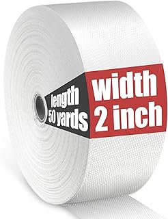 NEZUIBAN Fiberglass Cloth Tape, 6 oz, 2 inch Wide by 50 yd, Woven Fiberglass Fabrics Tape