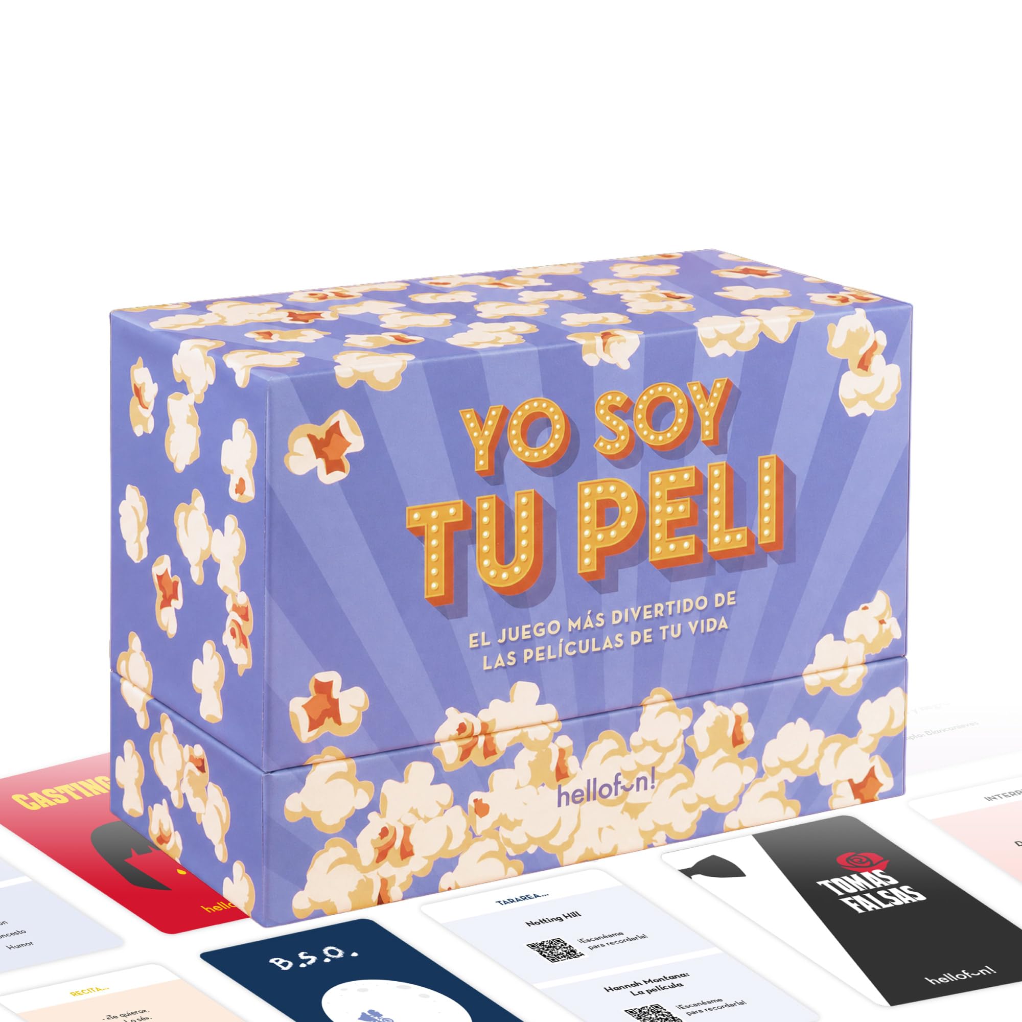 Hellofun! YO Soy TU PELI Juegos de Mesa Adultos, Juego de Cine para Adultos