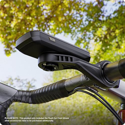 Miniatura 6 de TUSITA Montaje frontal empotrado compatible con Garmin Edge GPS Bike Computer, compatible con manillar de 0.874 in, 1.000 in 1.252 in