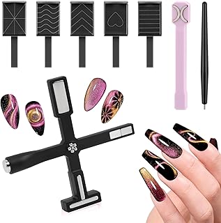 Imanes de esmalte de uñas de gel 8 en 1 para ...