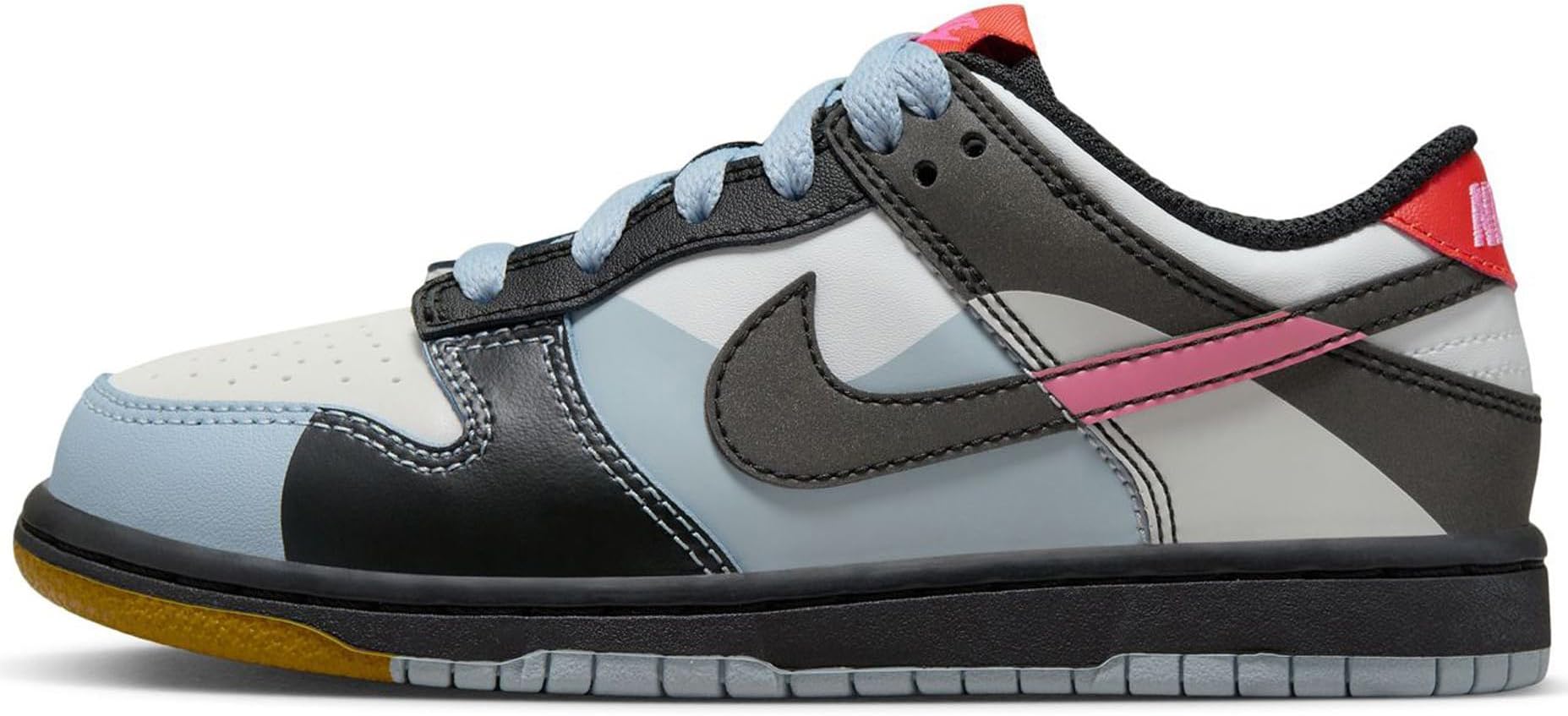 light pink and white dunks low