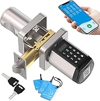 Vista 1 de WELOCK Cerradura Inteligente WiFi para Puerta, Perilla de Entrada sin Llave 5 en 1 con Seguridad de Bloqueo Automático, Control de Aplicación