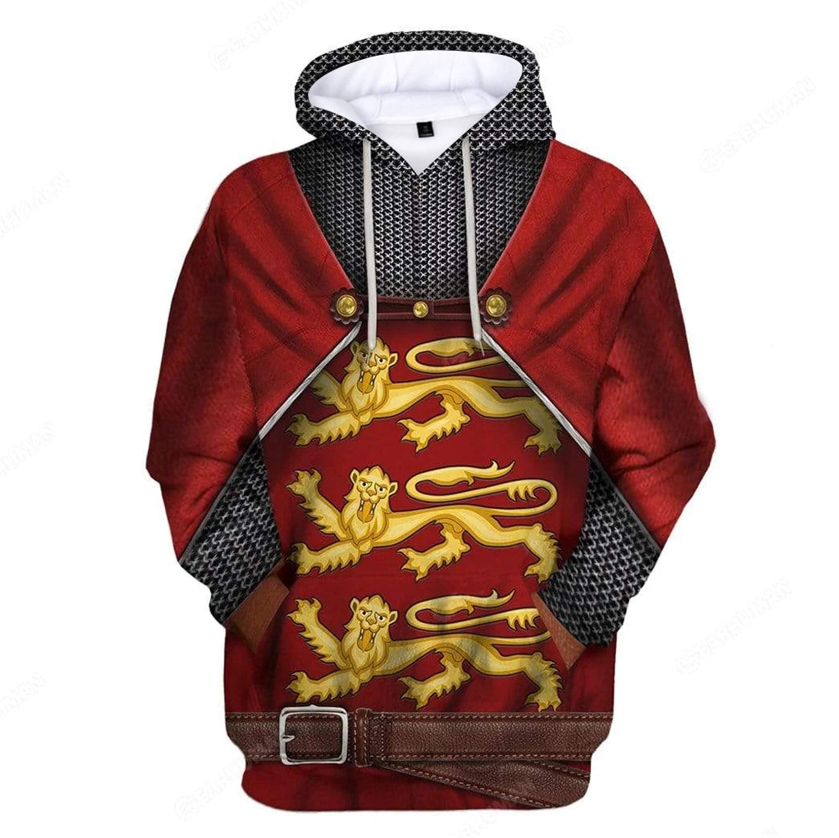 Uyecos Historical Hoodie Revolutionary War Uniform Top
