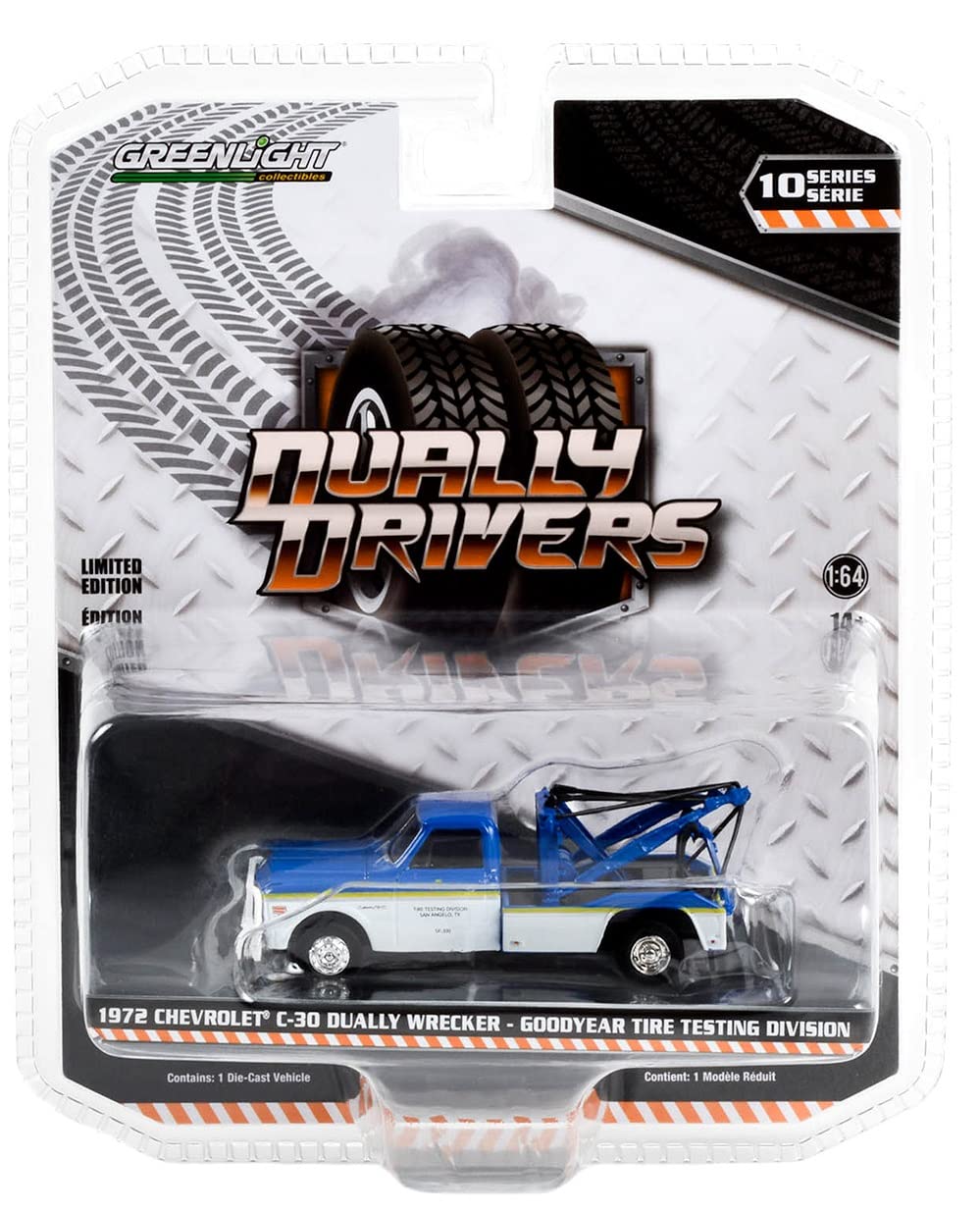 Amazon.com: Greenlight 46100-B Dually Drivers Series 10-1972 Chevy