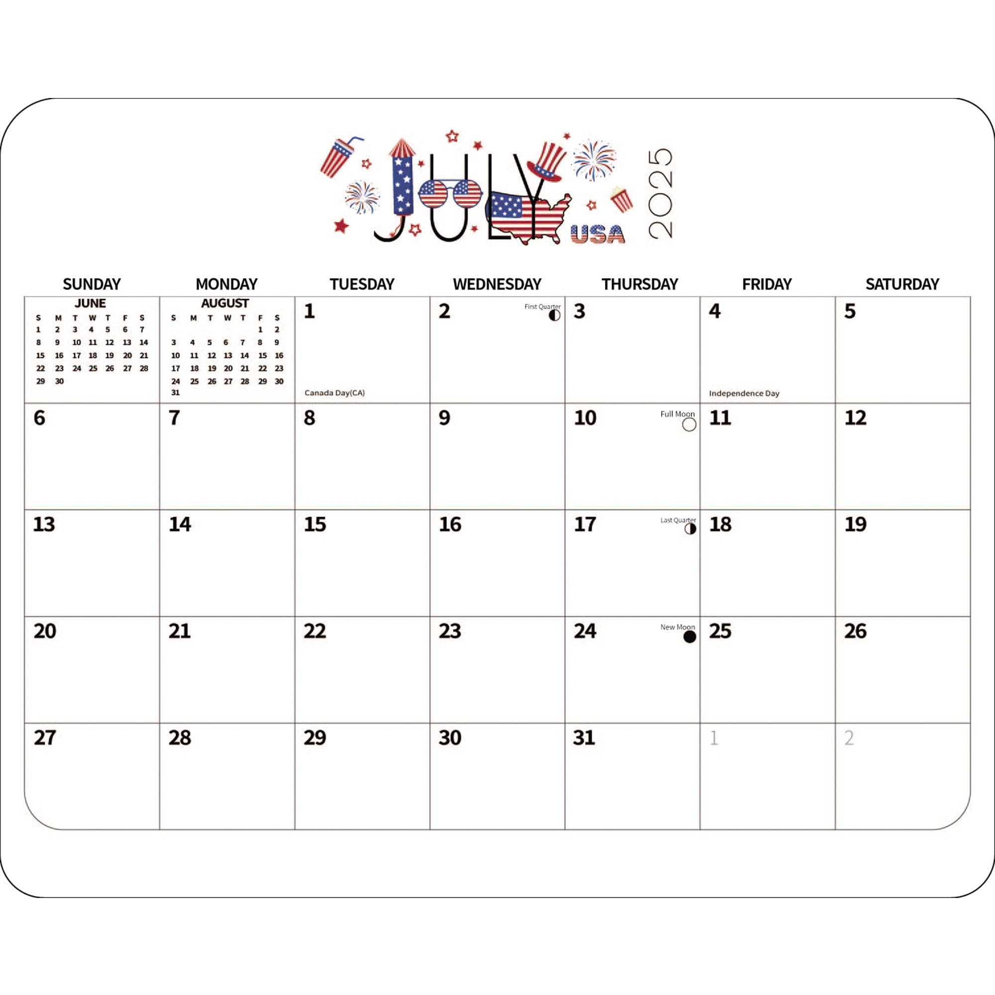 windrio 2024 2025 Magnetic Calendar for Refrigerator Planner Cartoon Fridge Wall Monthly Magnet Organization, 14 Month 8 x 10 Inch, Season and Holidays Decor for Kitchen Home Household