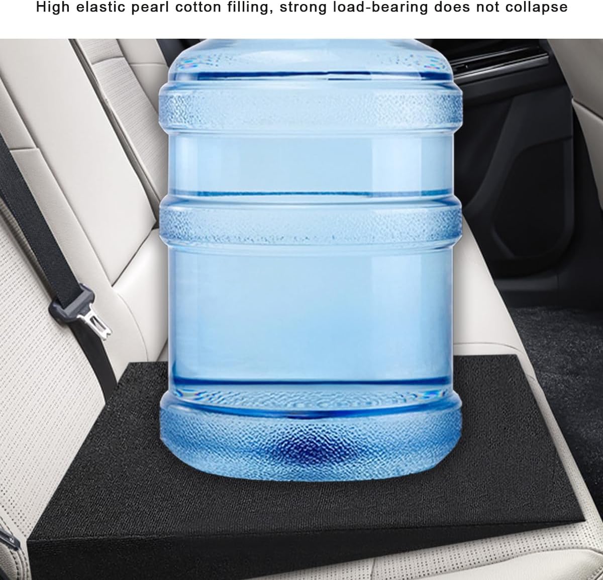 Auto Seat Wedge Leveling Cushion, Truck Driver Heightening Seat Pad Wedge Booster, Angled Design Car Seats Office Chairs Cushion for Sciatica Tailbone Pain Relief (2 PCS)