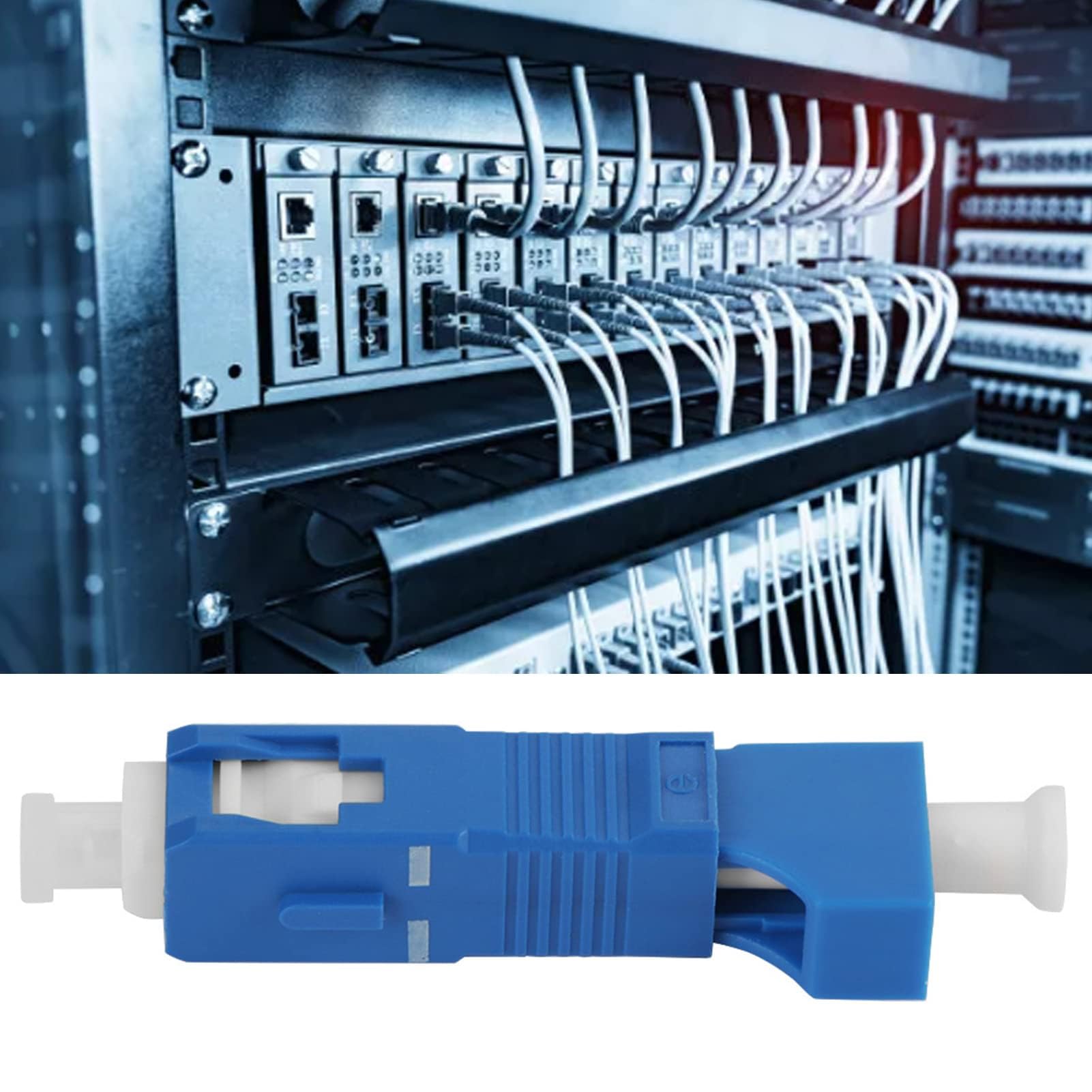 5PCS Fiber Optic Adapter SC Männlich LC Weibliche Hybrid Fiber Optic Adapter Konverter Für Glasfaser-Kommunikationssysteme Und Ethernet-Netzwerkausrüstung