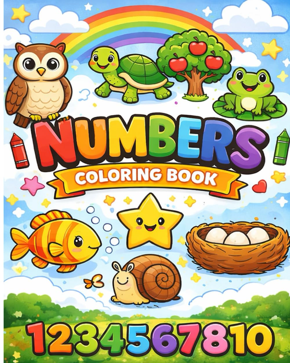 Numbers Coloring Book: Counting Coloring Pages for Kids Ages 3–6 | Learn Numbers, Phonics & Early Learning Fun (Bob Calvin Early Learning Coloring Books)
