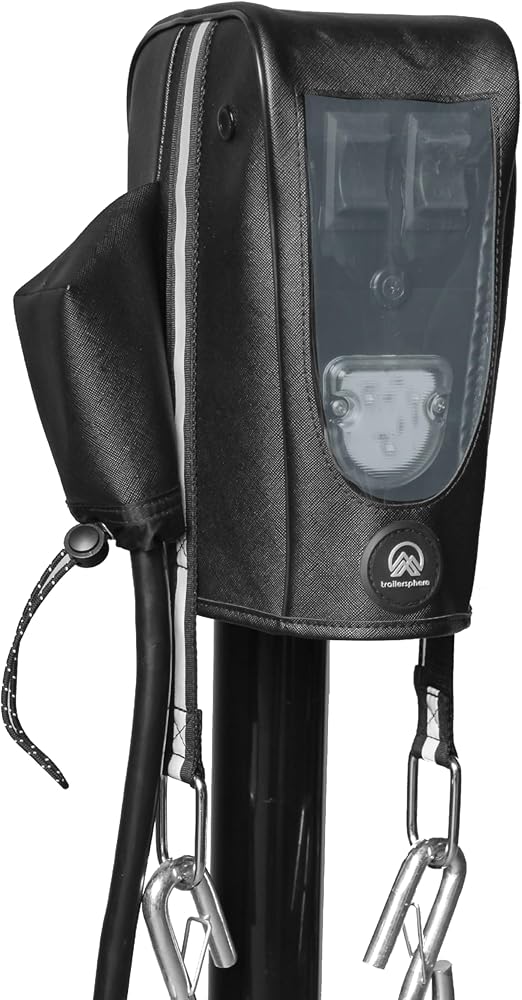 Clever Cover for FIC (1st Generation) Jack by Trailersphere Custom Electric Tongue Jack Cover for Trailer, RV, Camper, Chains Holder, Plug Protector, Sun and Waterproof (FIC Jack Cover)