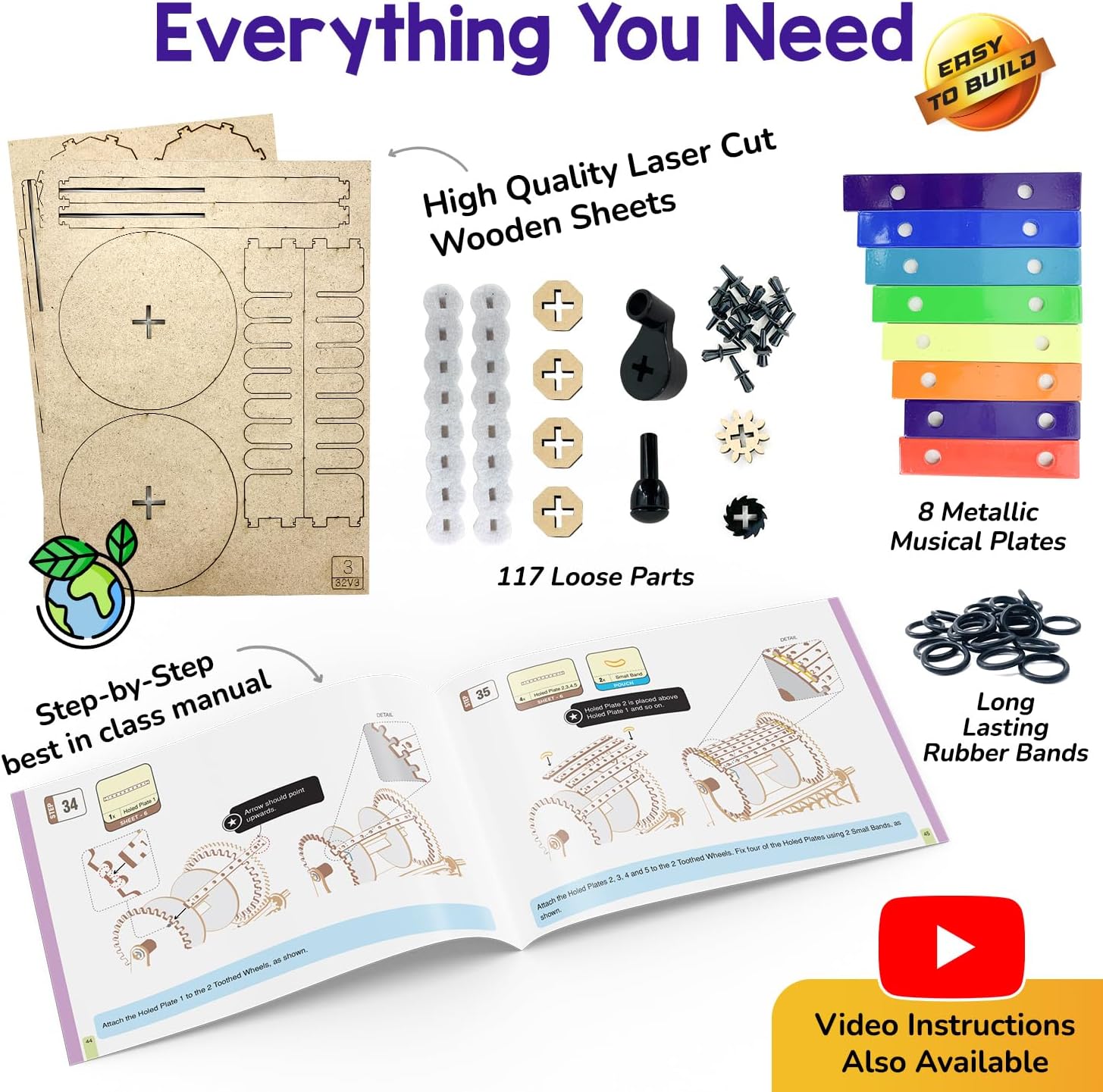 Smartivity DIY Music Machine for Kids 8-14 Years Old I Birthday Gifts for Boys & Girls | Build Your Own Programmable Music Box I STEM/Science Engineering Toy for 8,9,10,11,12,13,14 Years