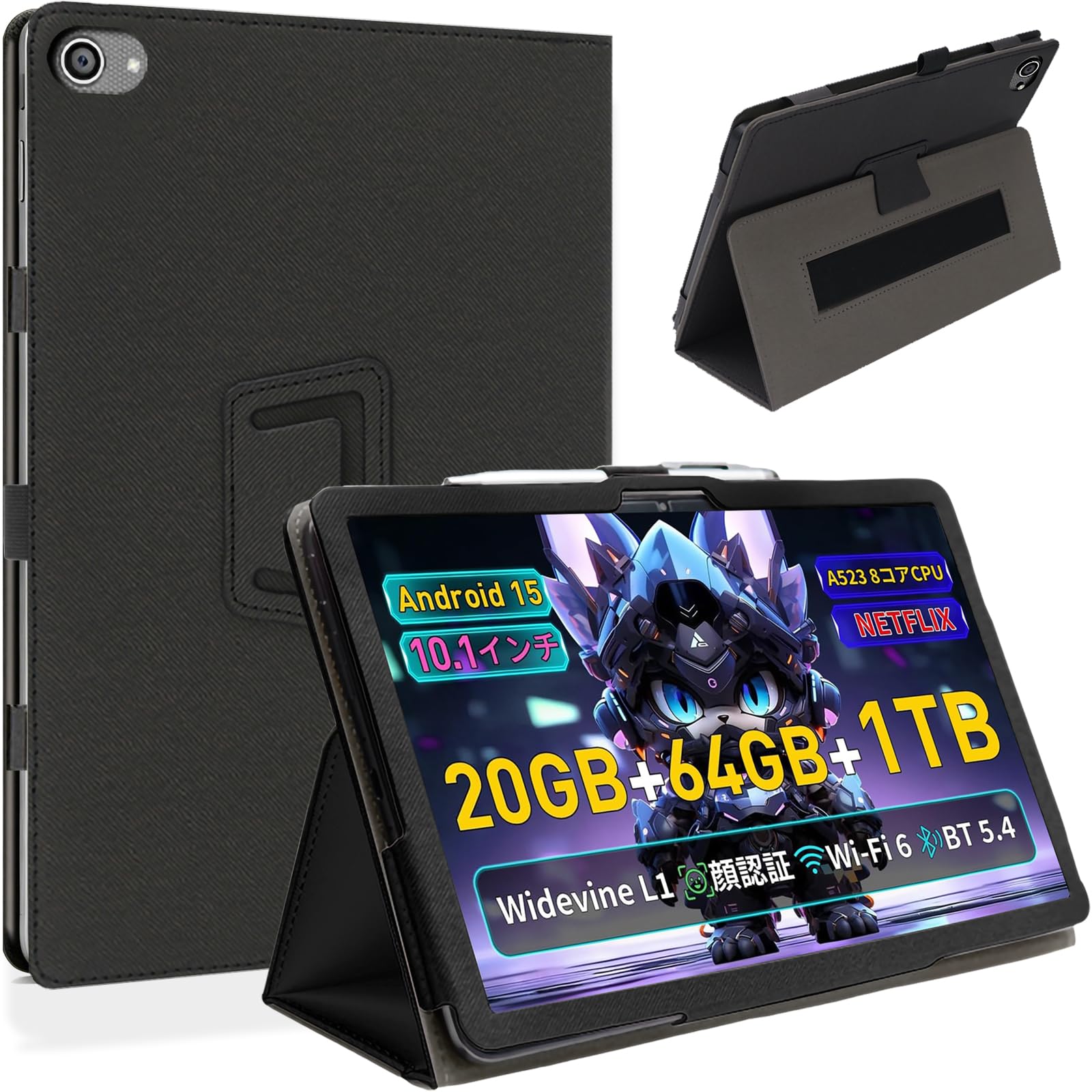 Amazon.co.jp: HEFENGKU FancyDay タブレットケース Android15 10