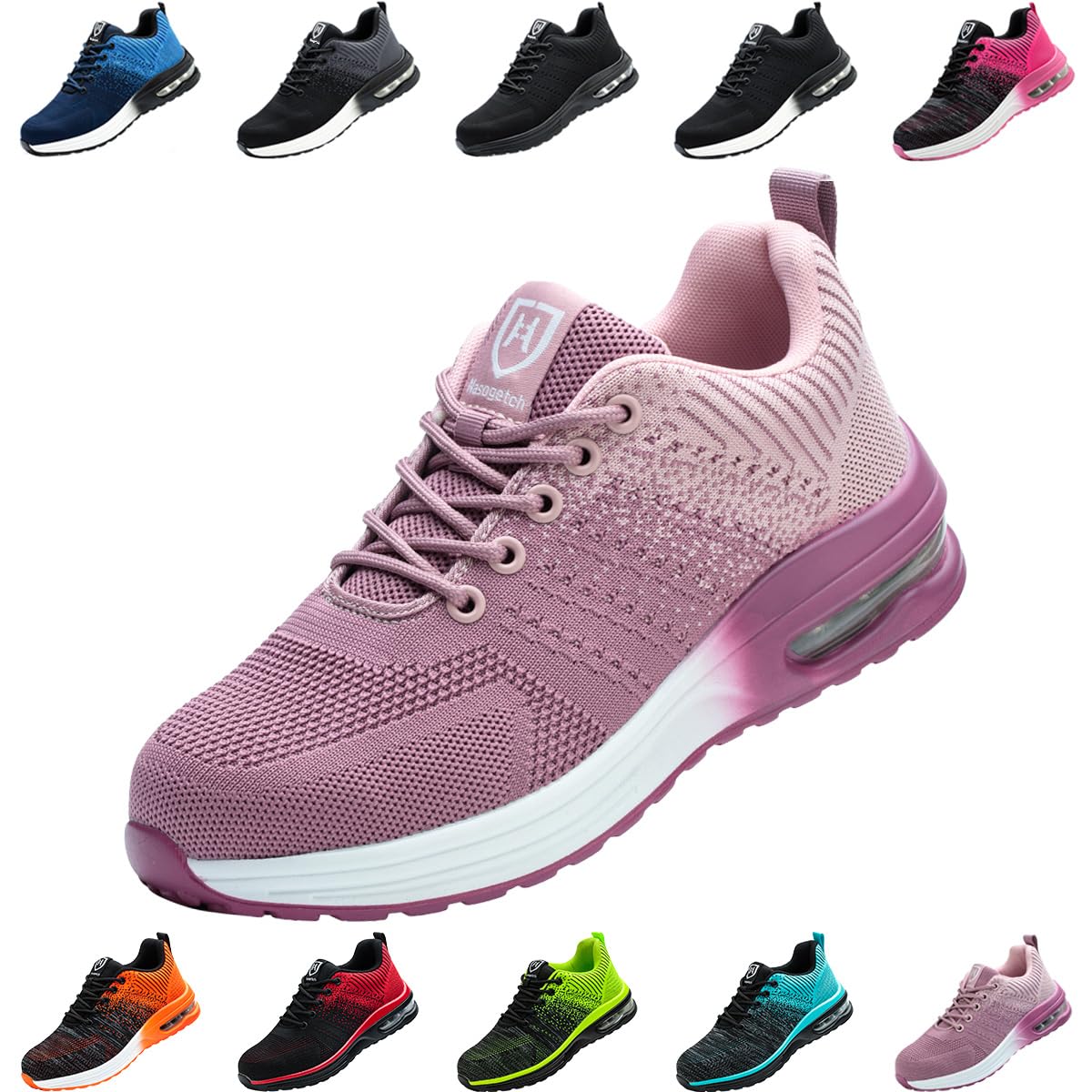 Scarpe Antinfortunistiche Uomo Donna Scarpe da Lavoroleggere Alte Comode Scarpe Sicurezza