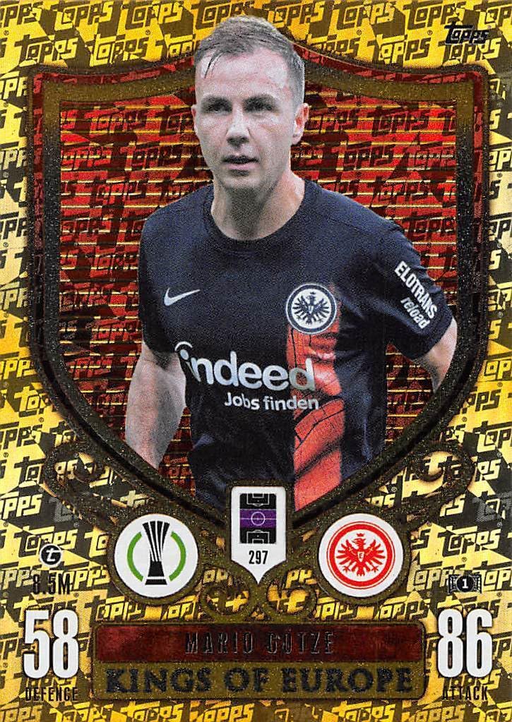 Amazon.com: Match Attax Extra 2023 2024 Mario Gotze Kings of