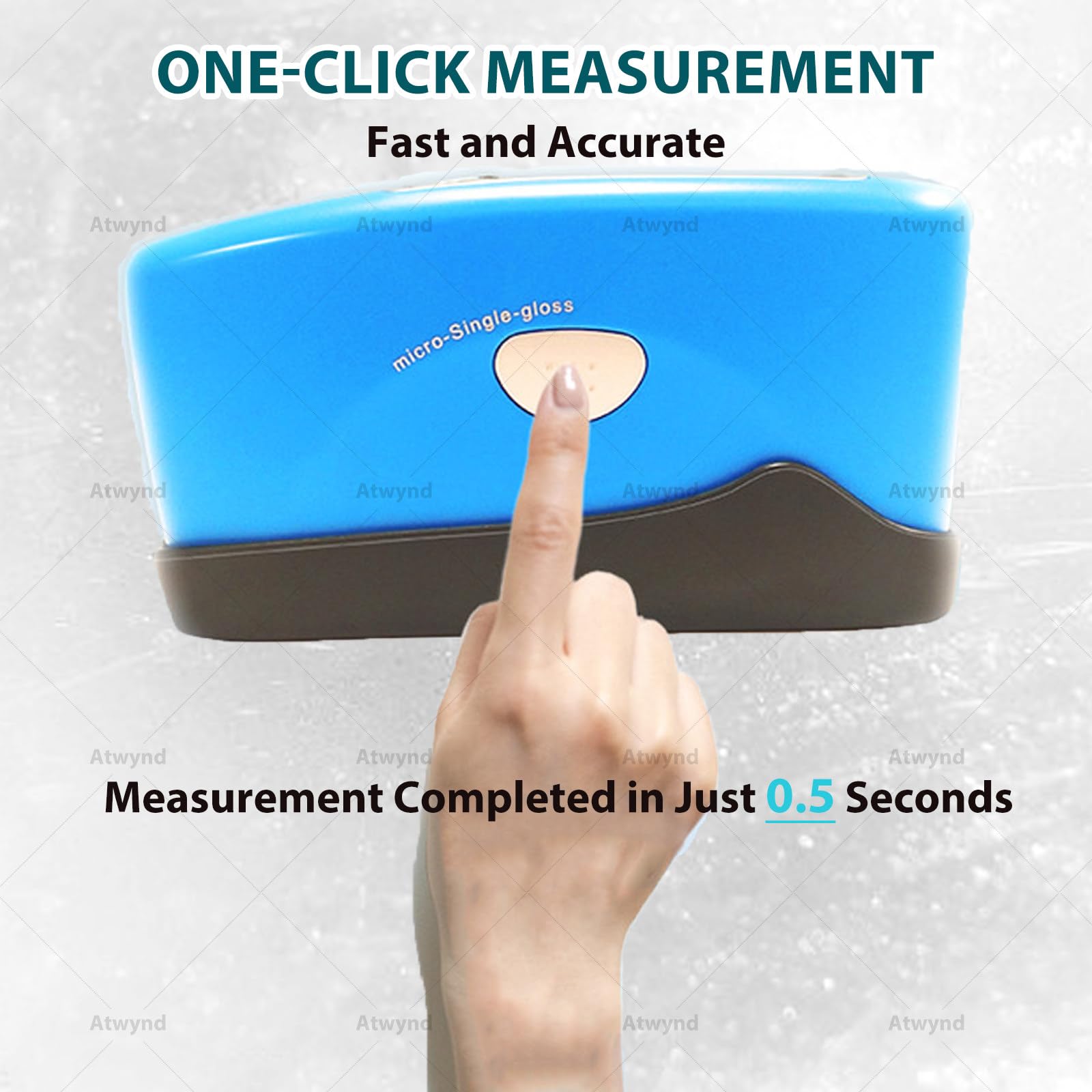 Gloss Meter Tri-Angle Glossmeter 20° 60° 85° Portatile Digital Single Angle Gloss Tester per Vernice Plastica
