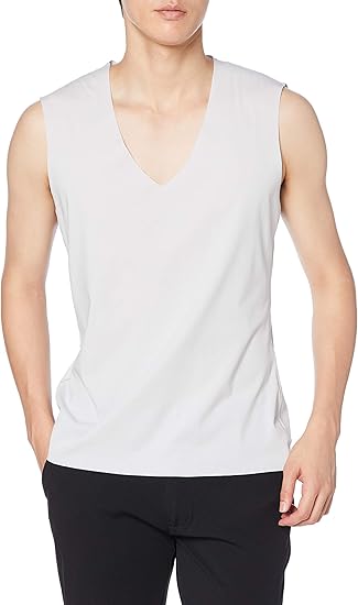 Amazon ミズノ Mizuno アイスタッチ インナーシャツ ノースリーブ フリーカット 75ch355 05 グレー M アウトドア メンズ 通販