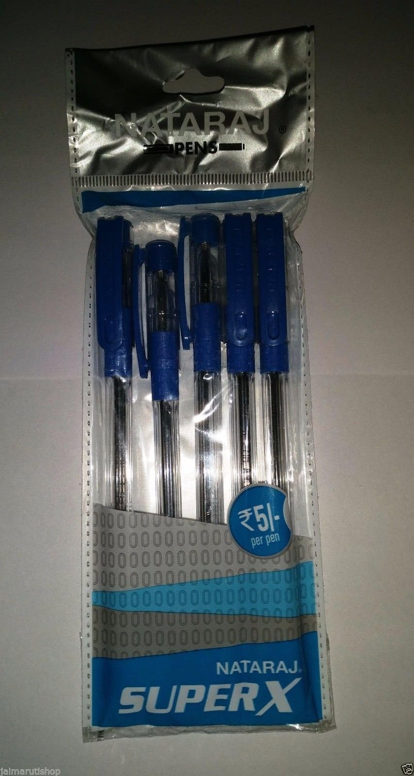 Nataraj Superx Ballpoint Pen (Blue Ink) - Pack of 10