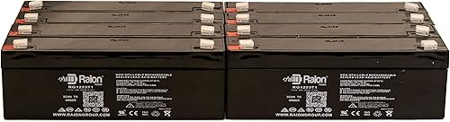 12V 2.3Ah Replacement AGM Battery for Hoyer HPL-P - 8 Pack
