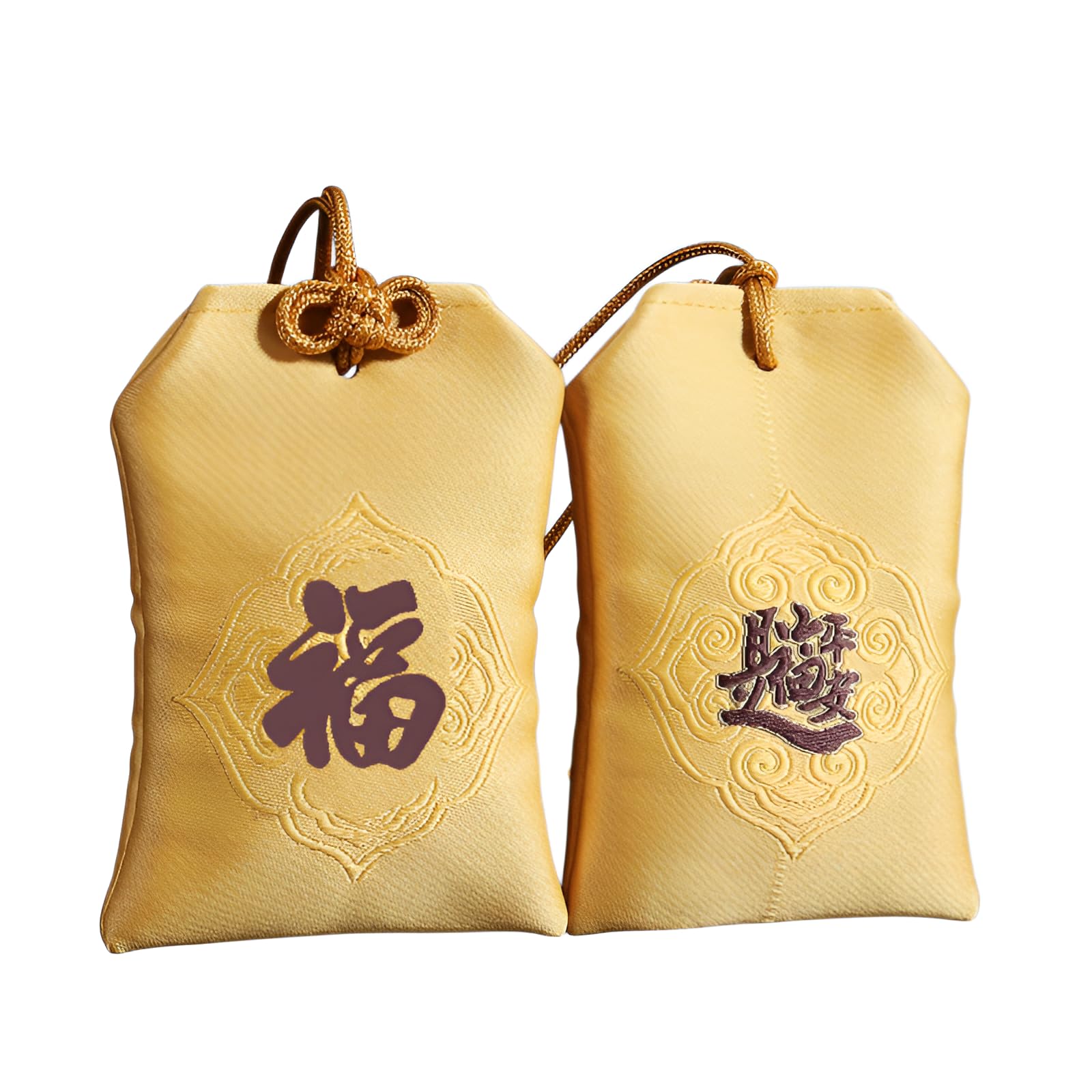 Amazon.co.jp: [Mokcoliy]お守り袋 首掛けタイプ 織錦刺繍 多機能開運