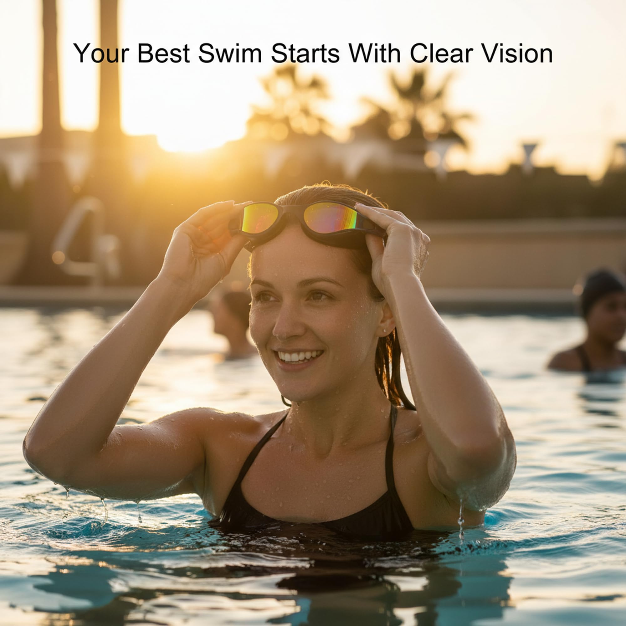 Seaflar Antivaho Gafas De NatacióN General | Profesional Lentes Galvanizados, ProteccióN UV, 3D Sello De Silicona | Impermeable Gafas Piscina Adultos & Adolescentes — view 6