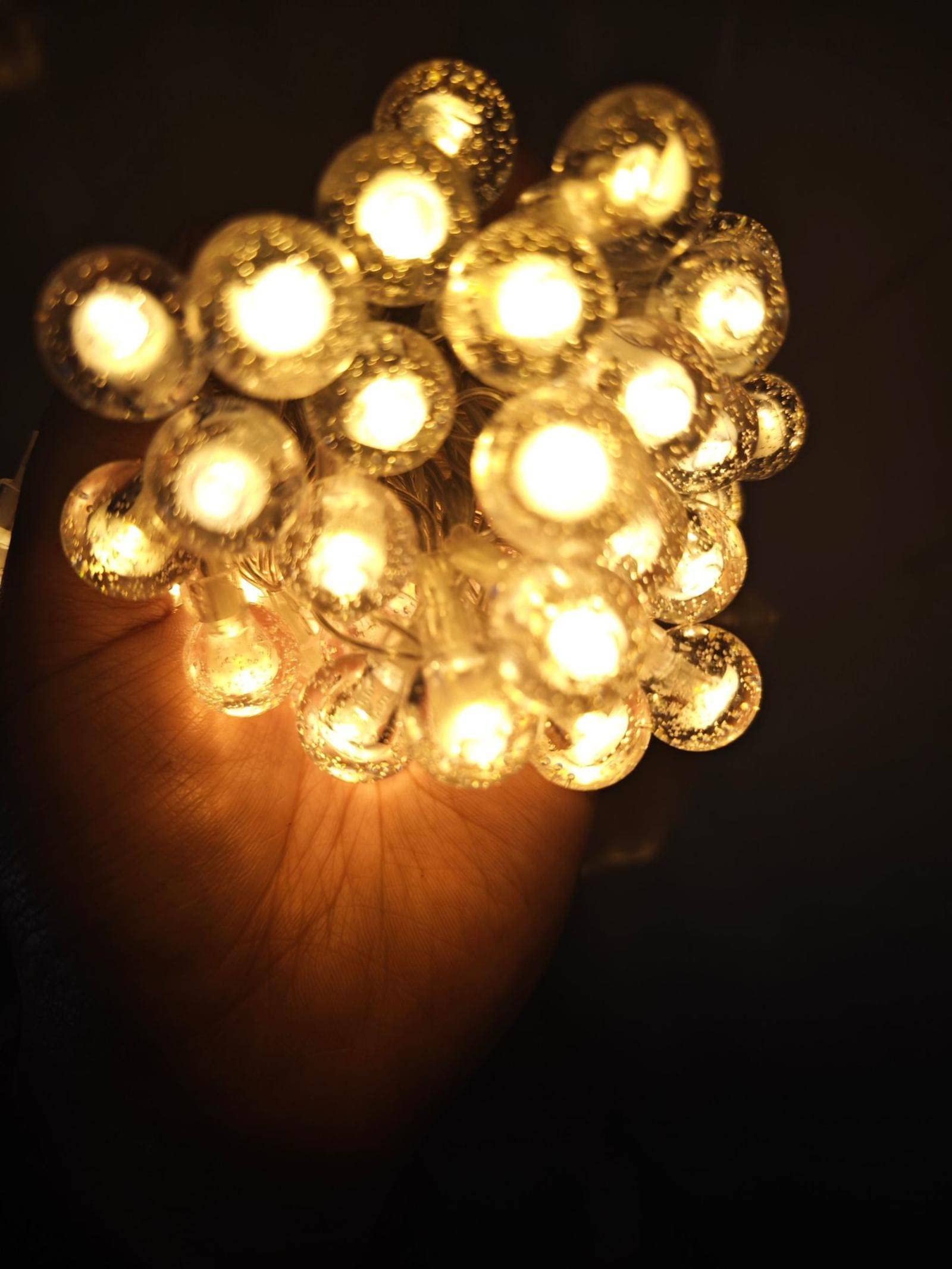 ELGADO Outdoor Camping Kolorowe światła Lampy solarne Lampa trawnikowa Dekoracja świąteczna Ciąg atmosfera Światło