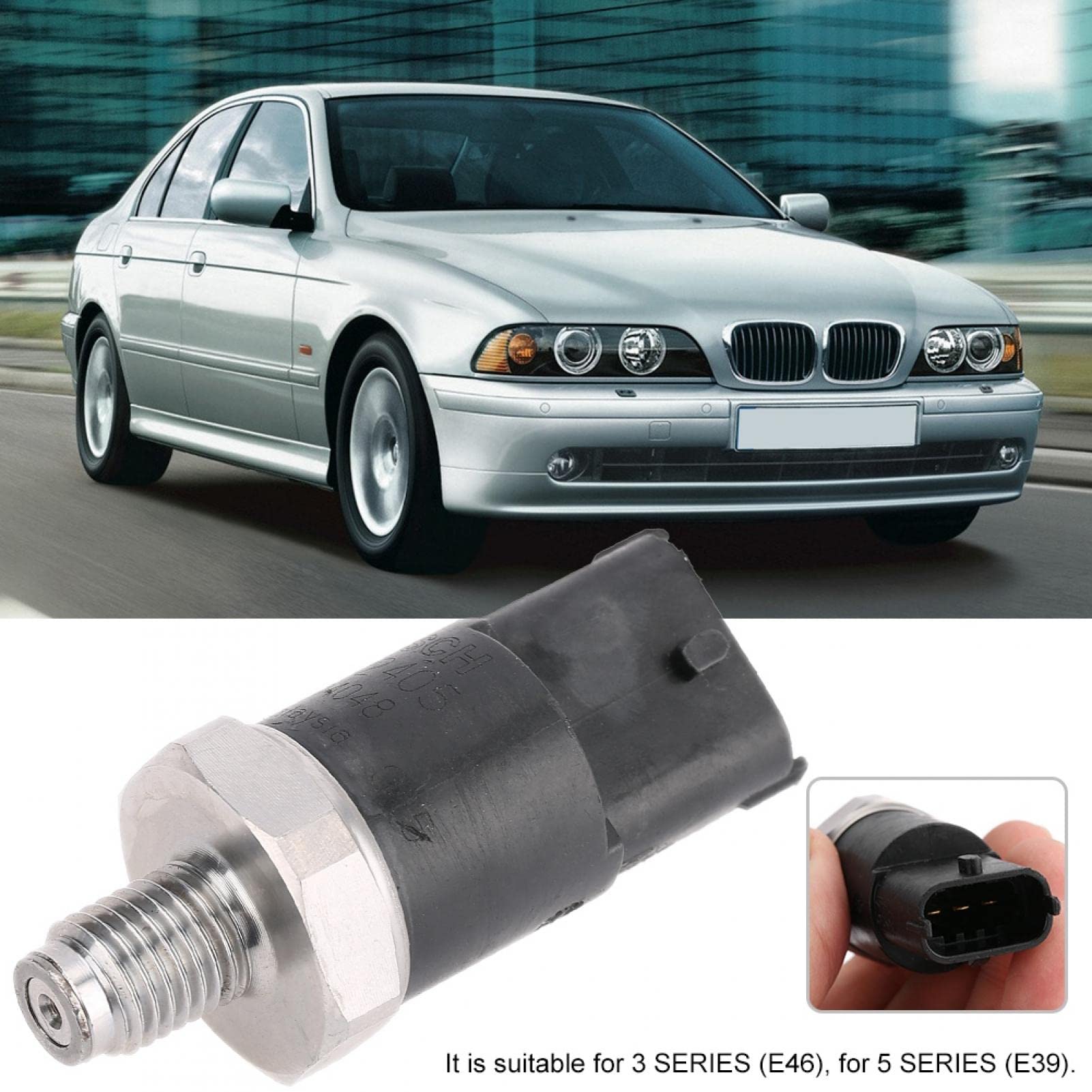 Sensor de presión de combustible Sensor de presión del riel de combustible para 3 5 7 X5 2.5 3.0 D XD 0281002405