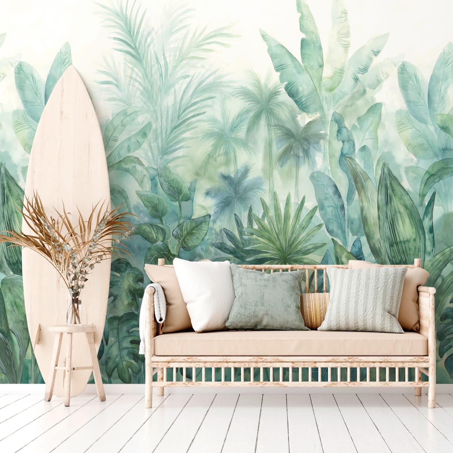 Papier peint jungle de qualité premium intissé Profhome déco murale