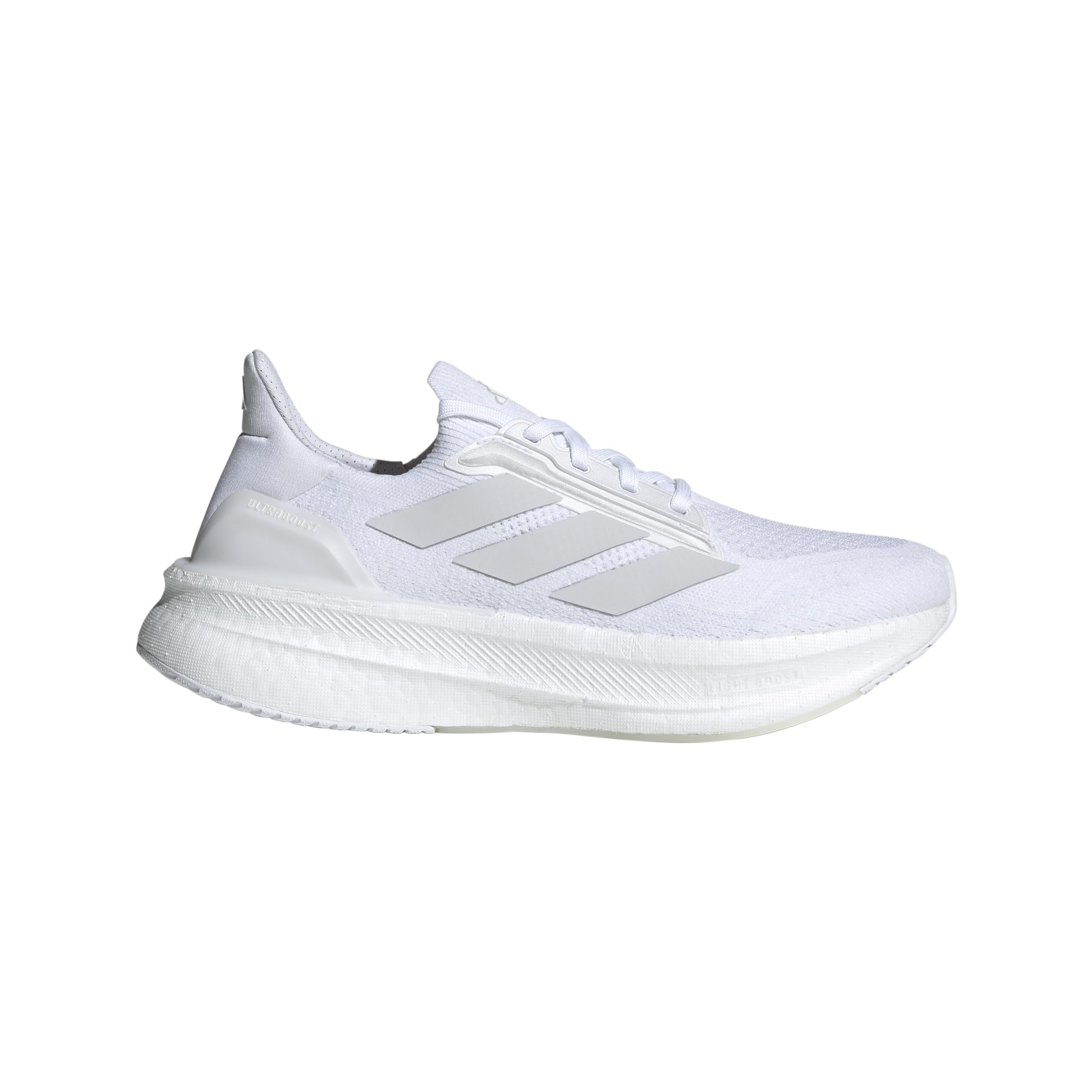 adidas Men's Ultraboost 5X Running Sneaker, White/White/Black, 10.5