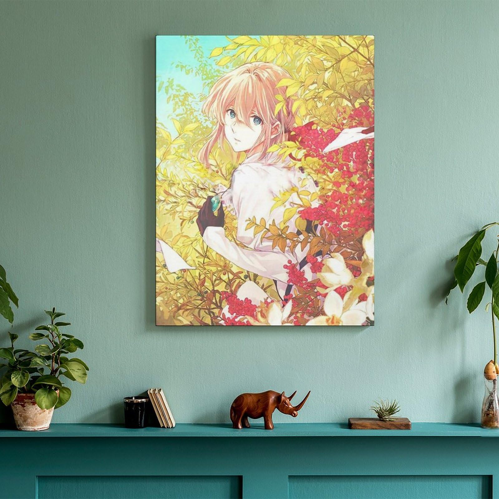 Amazon.co.jp: ヴァイオレットエヴァーガーデン イラスト 掛け絵