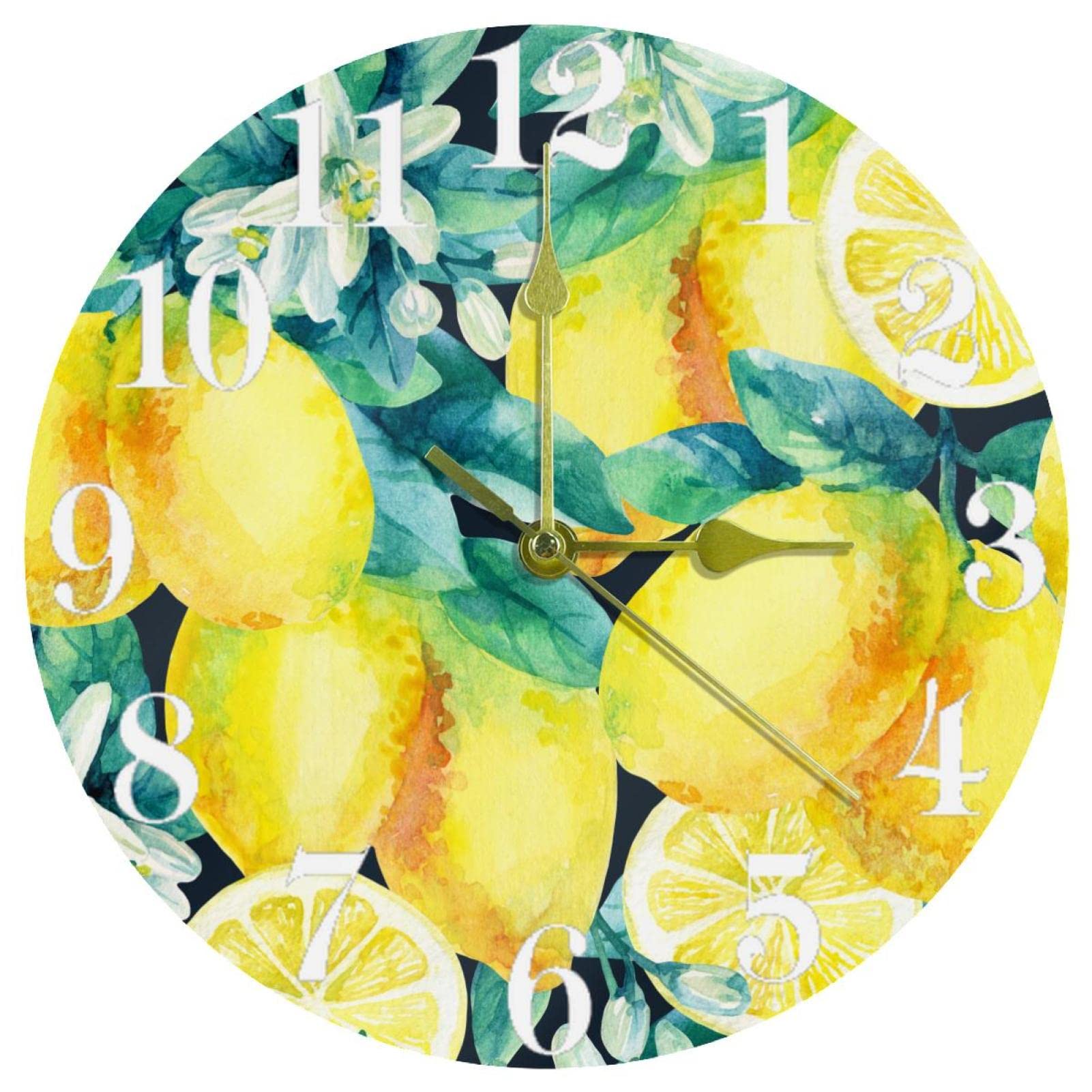 Horloge murale à quartz pour salon et chambre : un modèle silencieux et épuré de 25 cm