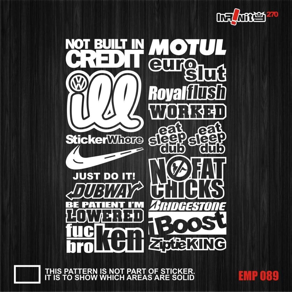 Amazon カーアクセサリ ステッカー・デカール・プラグ ユーロ車両 ホワイト euro dtm pedal machine